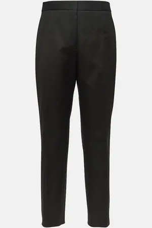Jil Sander Pantaloni in gabardine di cotone