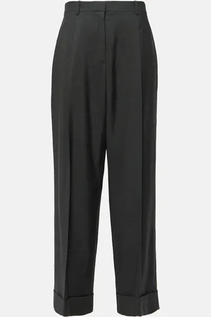 The Row Pantaloni a palazzo Tor in lana vergine