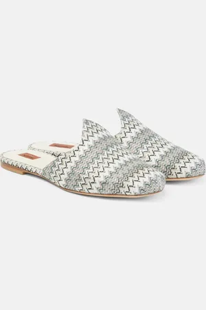 Missoni Slippers in canvas a zig-zag