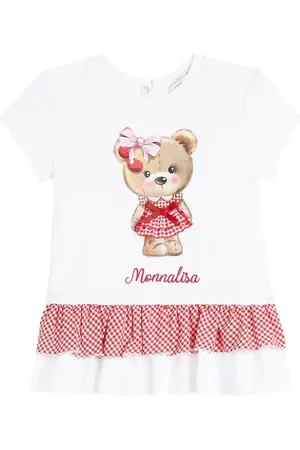 MONNALISA Baby - T-shirt in cotone con stampa