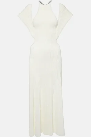 Chloé Chloé Abito lungo in lana con cut-out