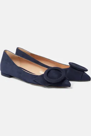 Gianvito Rossi Ballerine Camden in suede