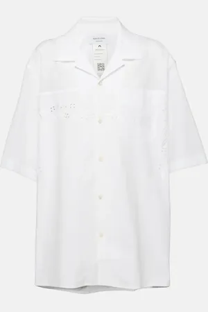 Marine Serre Camicia bowling Household in cotone