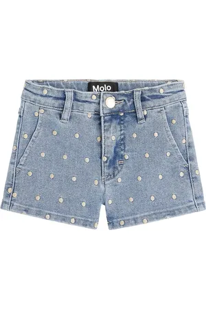 Molo Shorts di jeans Alvira con ricamo