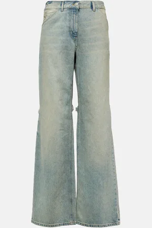 Courrèges Courrèges Jeans Sailor a gamba larga e vita media