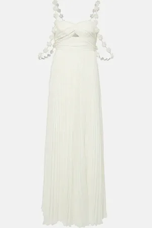 Self-Portrait Bridal - Abito lungo in chiffon