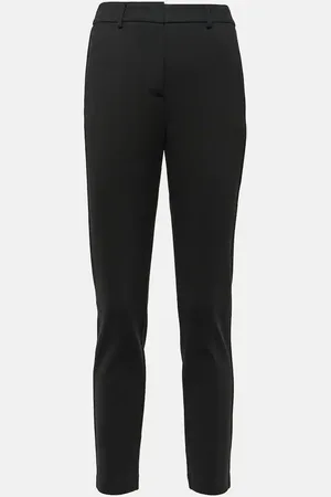 Max Mara Pantaloni slim Farad in misto cotone