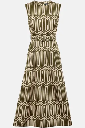 Max Mara Abito midi Andreis in popeline di cotone
