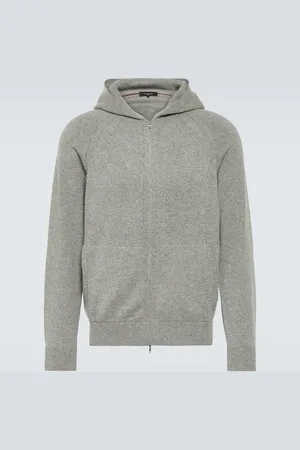 Loro Piana Felpa Merano in cashmere con cappuccio