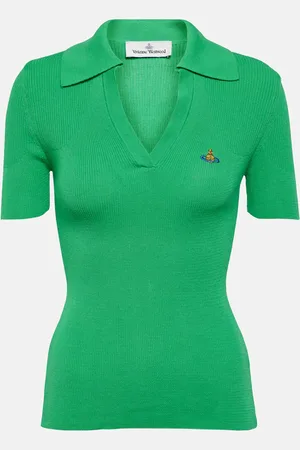 Vivienne Westwood Polo Marina in maglia a coste di cotone
