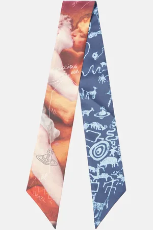Vivienne Westwood Foulard in twill di seta con stampa