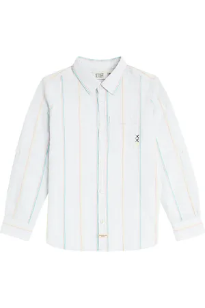 Scotch&Soda Camicia in cotone e lino a righe