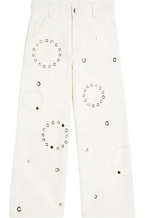Chloé Chloé Kids Jeans regular con borchie