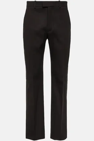 Bottega Veneta Pantaloni regular in misto cotone