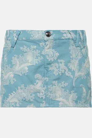 Vivienne Westwood Minigonna di jeans Foam in jacquard