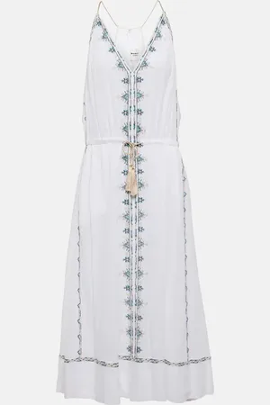Marant Etoile Abito midi Siana in cotone