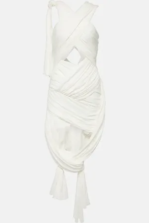 J.W.Anderson Abito midi in misto cotone