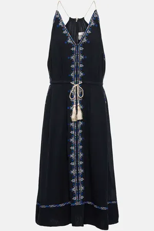 Marant Etoile Abito midi Siana in cotone