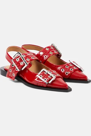 Ganni Ballerine slingback in similpelle