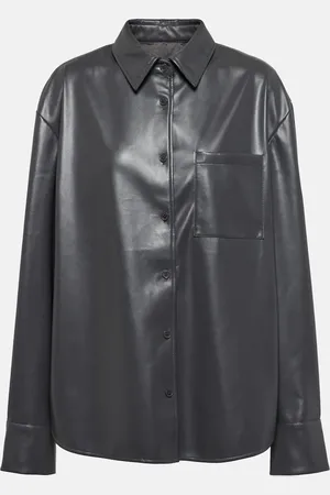 The Frankie Shop Camicia Chrissie in similpelle