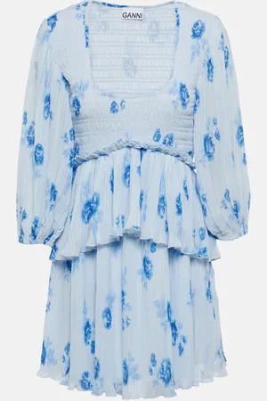 Ganni Miniabito in georgette