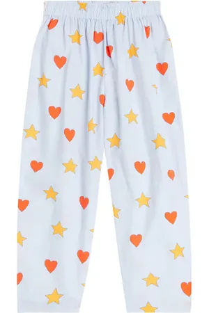 Tiny Cottons Pantaloni Hearts and Stars in popeline