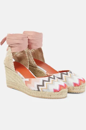 Missoni Espadrillas Eva 80 a zig-zag con zeppa