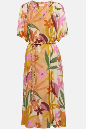 Velvet Abito midi Carol con stampa floreale