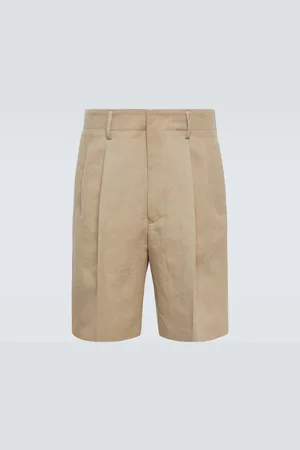 Loro Piana Bermuda Joetsu in twill di cotone e lino