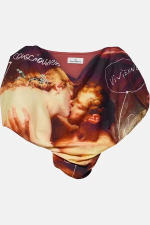 Vivienne Westwood Top The Kiss in cotone