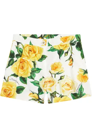 Dolce & Gabbana Shorts in cotone con stampa floreale