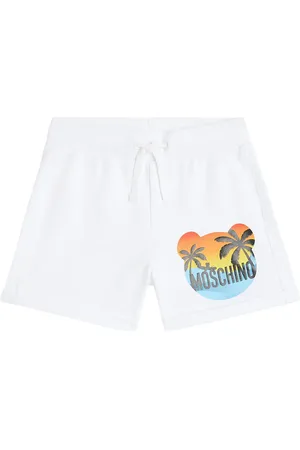 Moschino Shorts in jersey di misto cotone