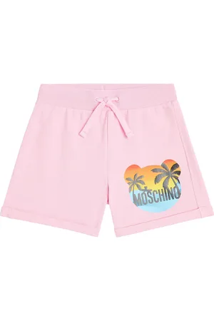 Moschino Shorts in jersey di misto cotone