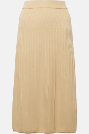 Joseph Gonna midi in maglia di lana a coste
