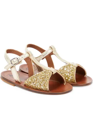 PèPè PèPè Sandali in pelle con glitter