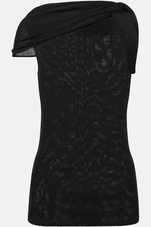 Rick Owens Top monospalla in maglia