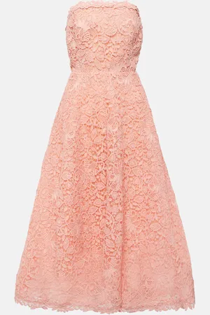 Carolina Herrera Abito midi in pizzo guipure