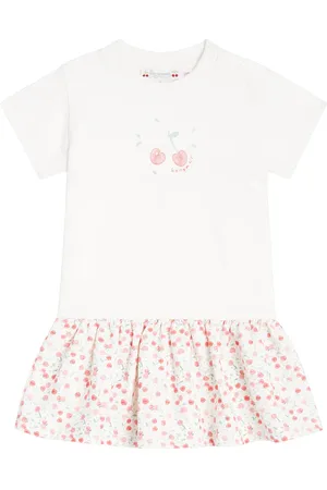 BONPOINT Baby - Abito Felice in cotone con stampa