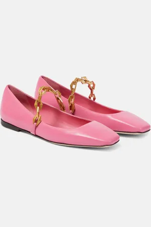 Jimmy Choo Ballerine Diamond Tilda in pelle