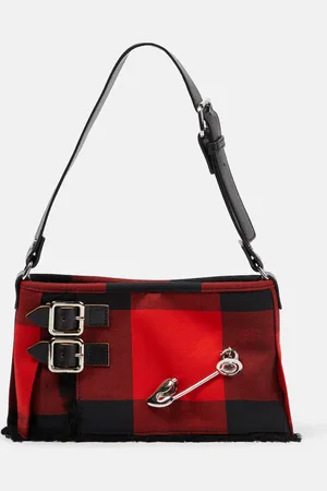 Vivienne Westwood Borsa a spalla Heather Small in tartan