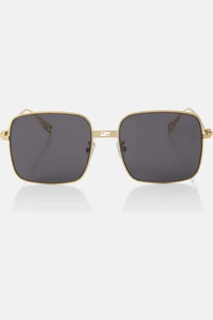Fendi Occhiali da sole squadrati oversize