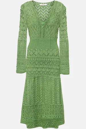 Dorothee Schumacher Abito midi Seductive in pizzo pointelle