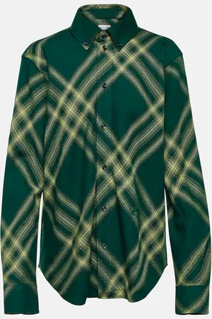 Burberry Camicia in lana a quadri