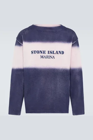 Stone Island Marina - Pullover in cotone con logo
