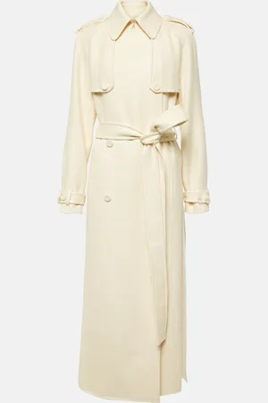GABRIELA HEARST Trench Eithne in seta e lana