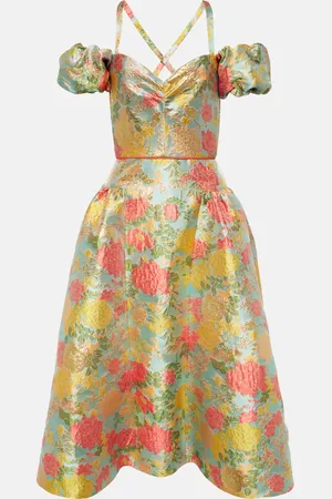 Markarian Abito midi Jackie in jacquard con stampa