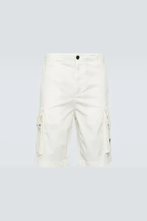 C.P. Company Shorts cargo in twill di misto cotone