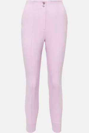 VERONICA BEARD Pantaloni slim cropped Kean a vita alta