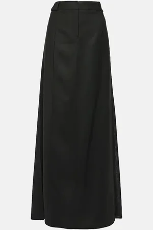 Victoria Beckham Gonna lunga in misto lana