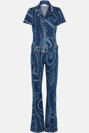 Puccini Jumpsuit di jeans Marmo